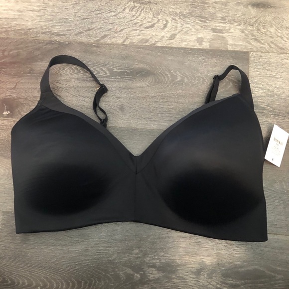 Auden Plus Lightly Lined Wireless Bra - Black